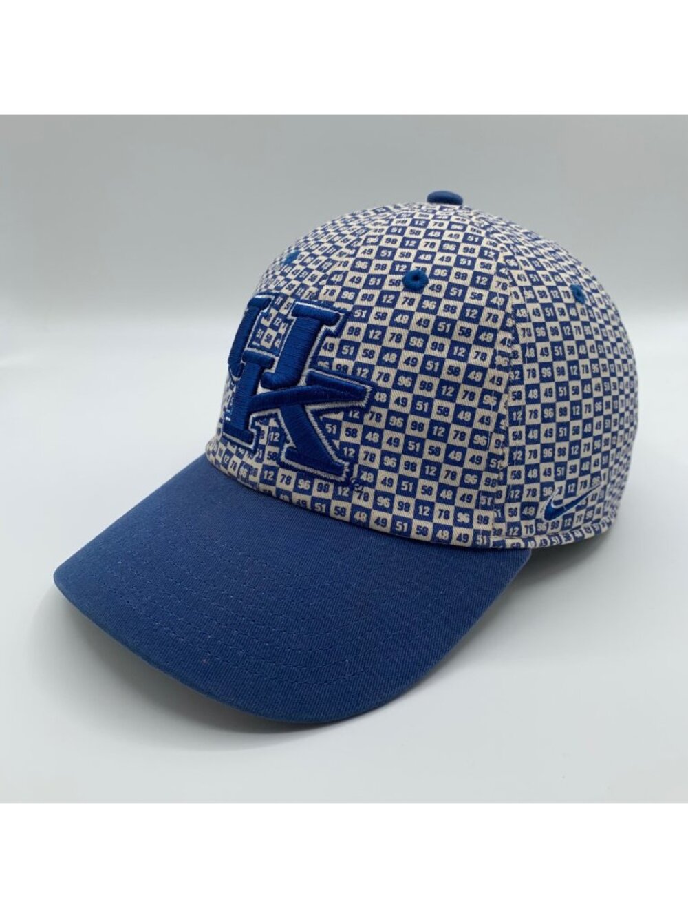 Kentucky Wildcats NCAA White Blue Nike Heritage86 Strapback Hat